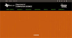 Desktop Screenshot of cs.utdallas.edu