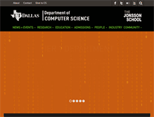 Tablet Screenshot of cs.utdallas.edu