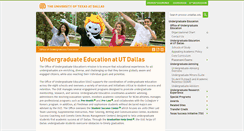 Desktop Screenshot of oue.utdallas.edu