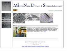 Tablet Screenshot of mems.utdallas.edu