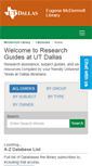 Mobile Screenshot of libguides.utdallas.edu