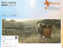 Tablet Screenshot of agingmind.utdallas.edu